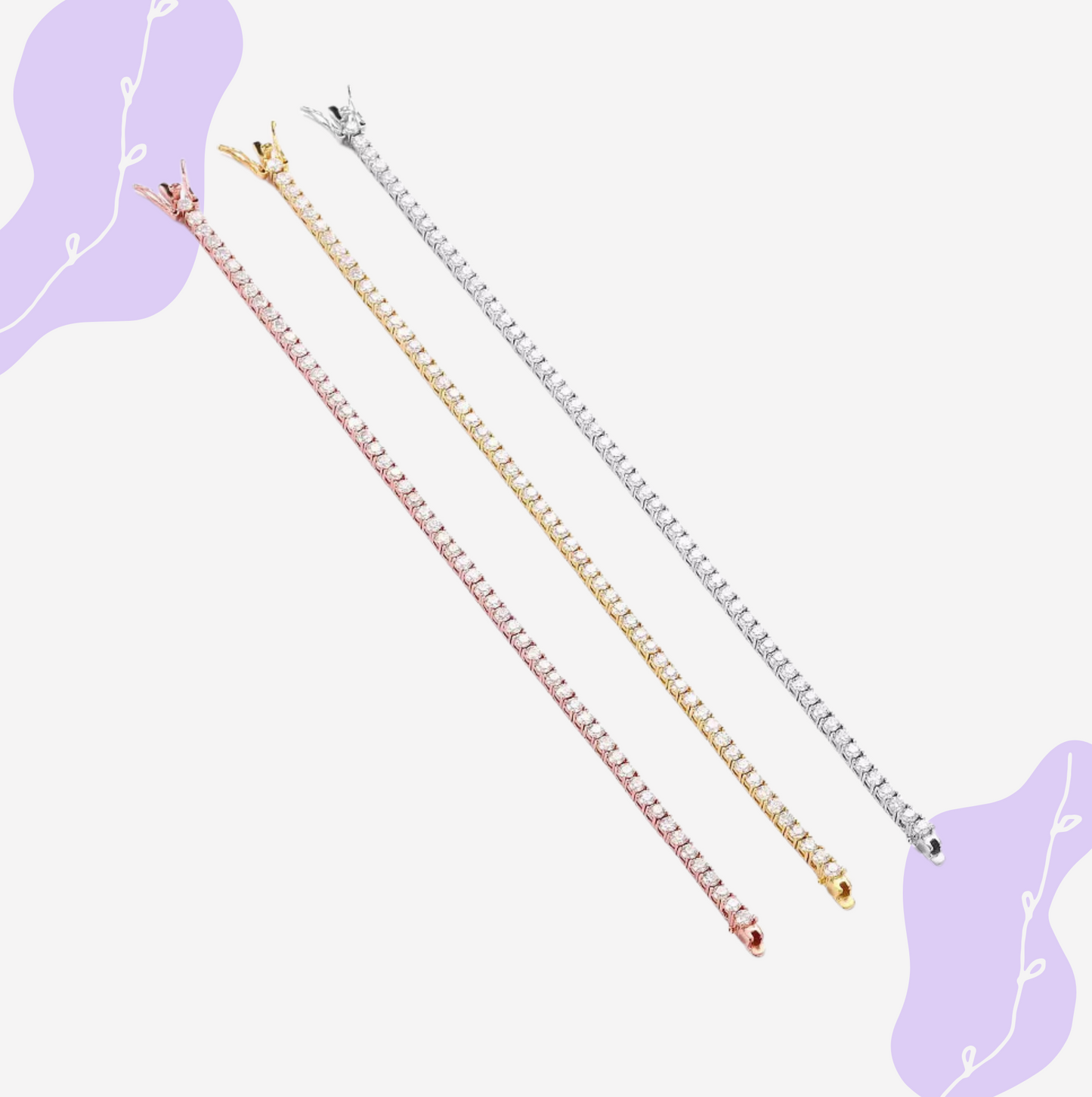 Zirkonia Tennisarmband