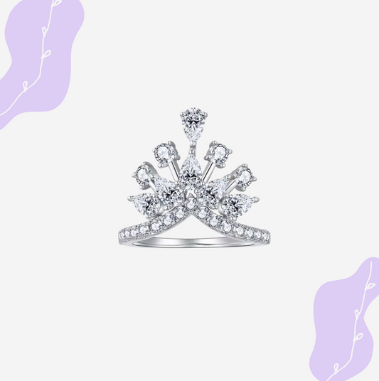 Moissanit-Krönchenring