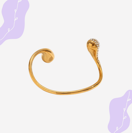 Veloura Tropfenarmreif