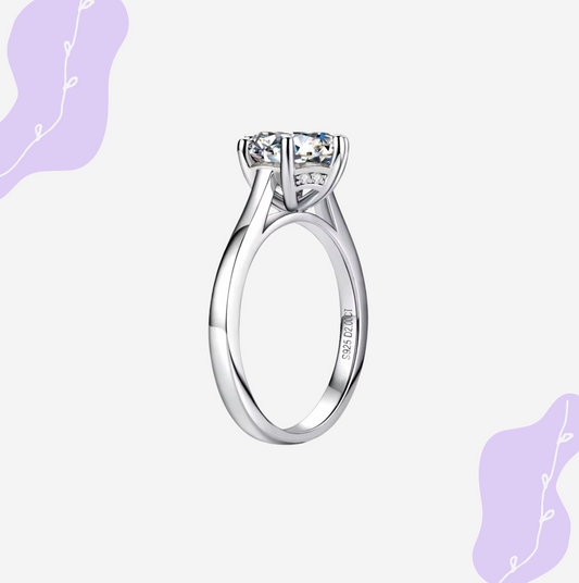 3 Ct Moissanit Ring