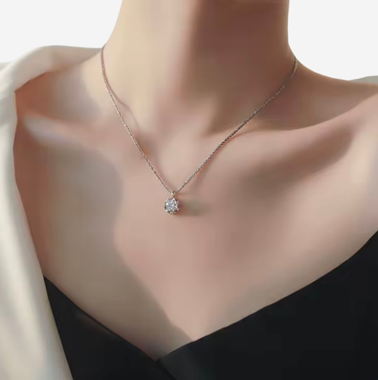 Moissanit Halskette